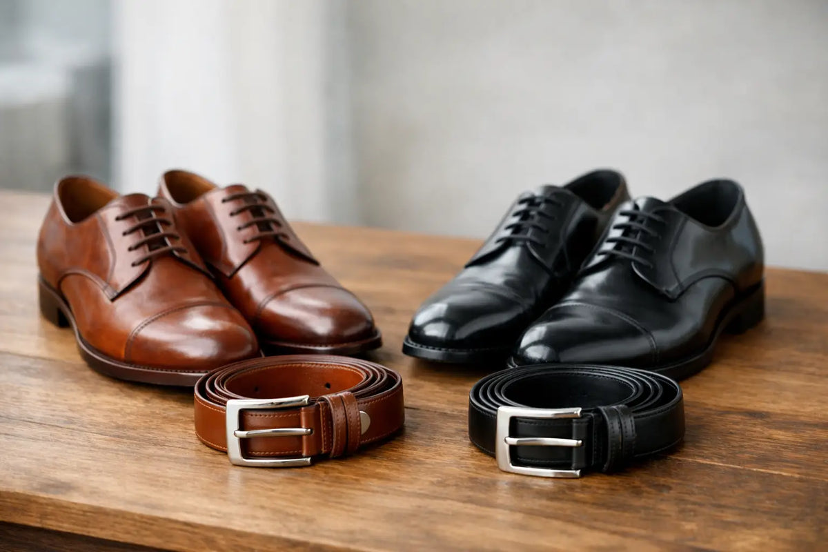 How to Match Belt and Shoes the Right Way