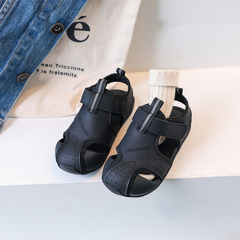 Children's Baotou Sandals Lightweight Soft Bottom Beach Shoes For Girls' Leisure Sports Baby Shoes