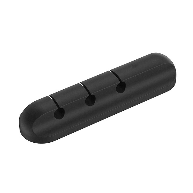 Silikon USB Kabelaufwickler Desktop Kabelorganisator Kabelmanagement Mehrzweck-Clips Kabelschutz für kabelgebundene Kopfhörer