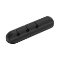 Silikon USB Kabelaufwickler Desktop Kabelorganisator Kabelmanagement Mehrzweck-Clips Kabelschutz für kabelgebundene Kopfhörer