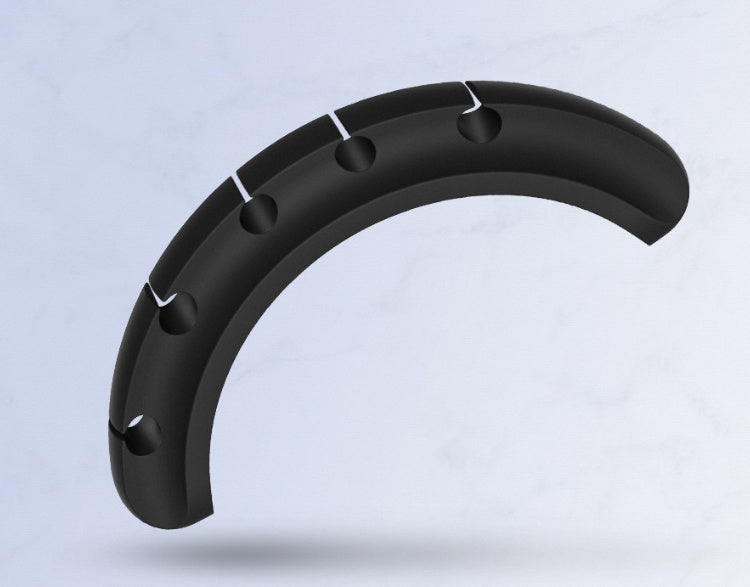 Silikon USB Kabelaufwickler Desktop Kabelorganisator Kabelmanagement Mehrzweck-Clips Kabelschutz für kabelgebundene Kopfhörer