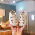Summer Baby Sandals, Soft Sole First Walker Shoes, Breathable Non-slip Infant Shoes, PU Leather Toddler Sandals For Boys & Girls