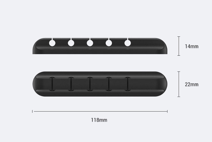 Silikon USB Kabelaufwickler Desktop Kabelorganisator Kabelmanagement Mehrzweck-Clips Kabelschutz für kabelgebundene Kopfhörer
