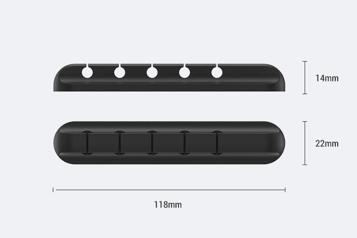 Silikon USB Kabelaufwickler Desktop Kabelorganisator Kabelmanagement Mehrzweck-Clips Kabelschutz für kabelgebundene Kopfhörer