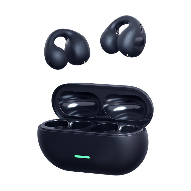 Drahtloser Ohrclip-Bluetooth-Kopfhörer TWS Bequemes Tragen Nicht-In-Ear Sport Drahtlose Knochenleitung 5.3 Bluetooth-Kopfhörer