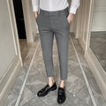 Men's Slim-Fit Casual Business Suit Trousers