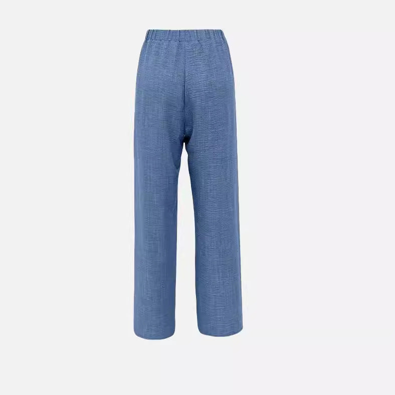 Casual Jeans Like Side Lace Trousers